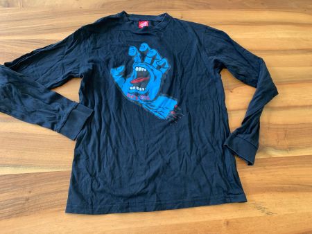 Santa Cruz Longsleeve T-Shirt, Schwarz, Gr. S, Top Zustand