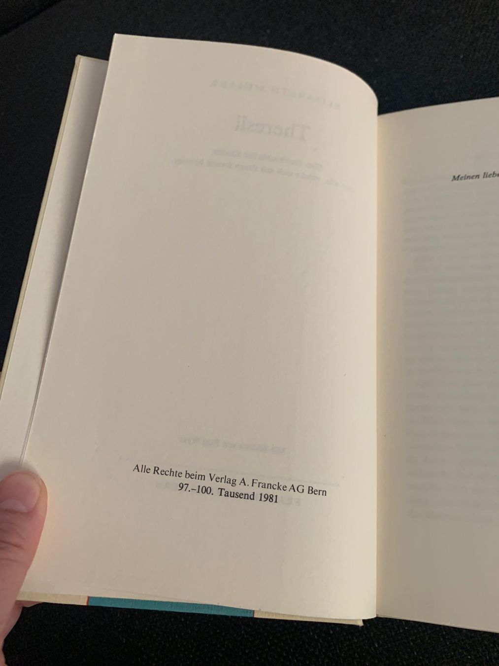 Libri: Theresli (Elisabeth Müller) – Usato da Buelach venduto da Joeggu0 2