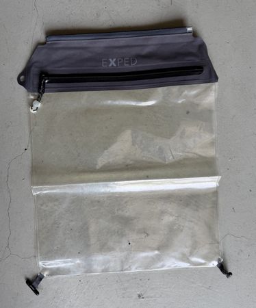 EXPED Documentbag für Rucksack klar grau guter Zustand