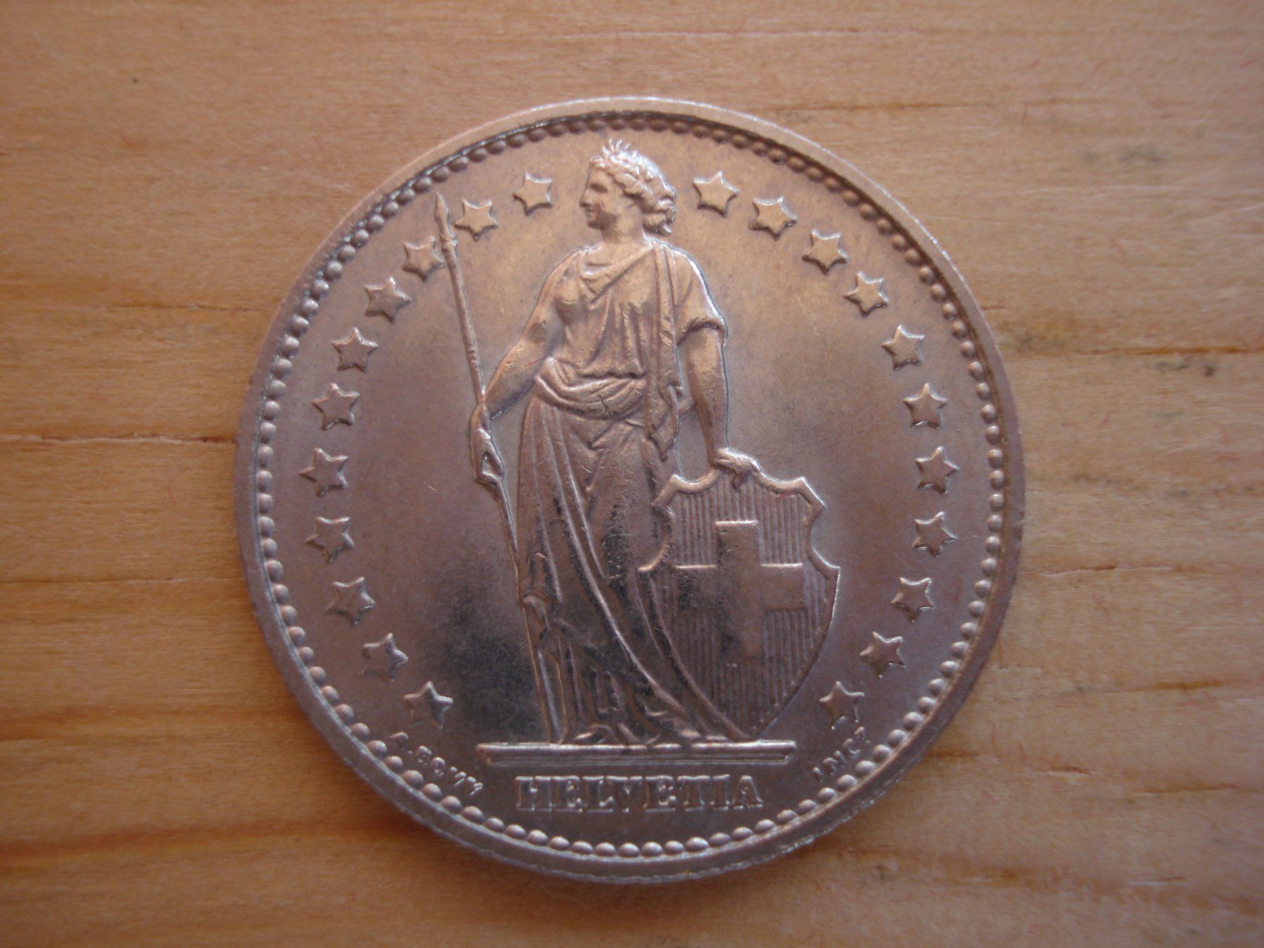 Alle Münzen: (C1) 1 Franken 1968 STGL – Gebraucht aus Erlach von Net-Coins 1