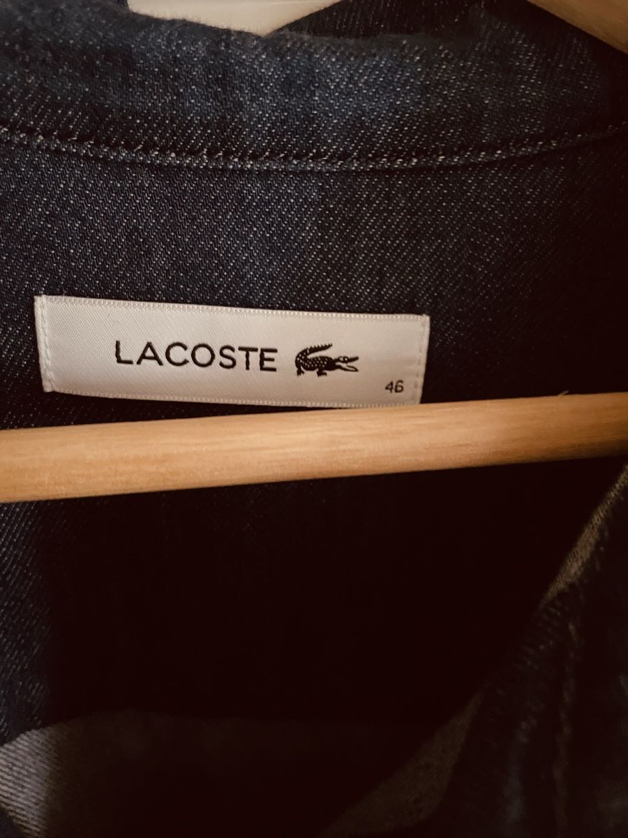 Lacoste Hemden: Oversized LACOSTE-Jeanshemd – Gebraucht aus Basel von Bsans 1