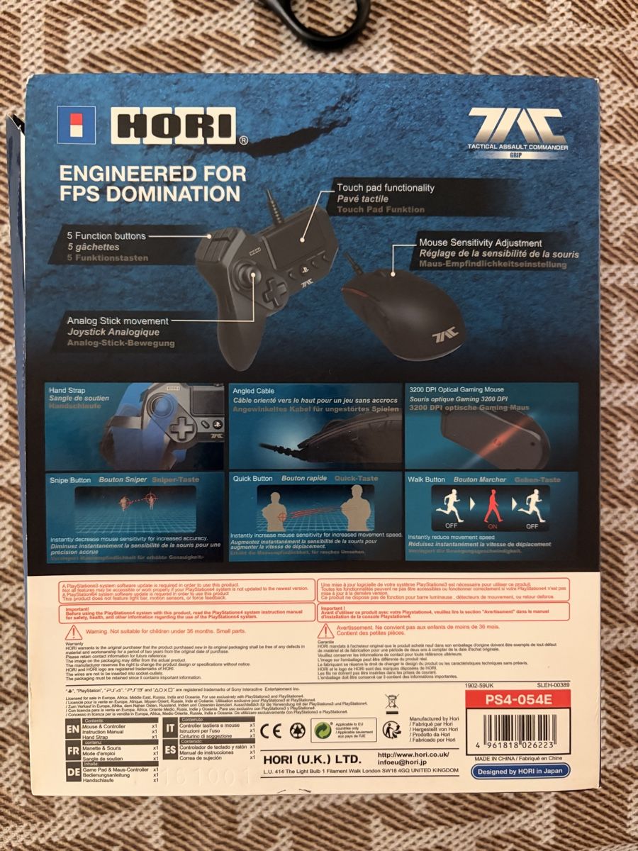 Controller: Hori Tactical Assault Commander Set PS4 PS3 gebraucht – Nuovo e nell'imballaggio originale da St.Gallen venduto da rslalfs 2