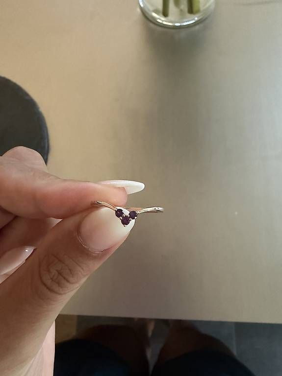 Ringe: Rotgold 9K Amethyst Ring Grösse 51 – Neu (gemäss Beschreibung) aus Domat Ems von Fitness97 1
