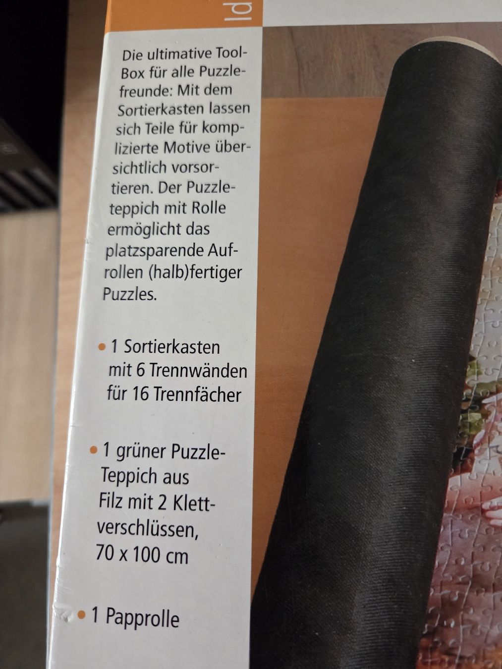 Puzzles: Puzzle Sortierkasten mit Puzzle Teppich  – D'occasion à Winterthur par katzen07 1