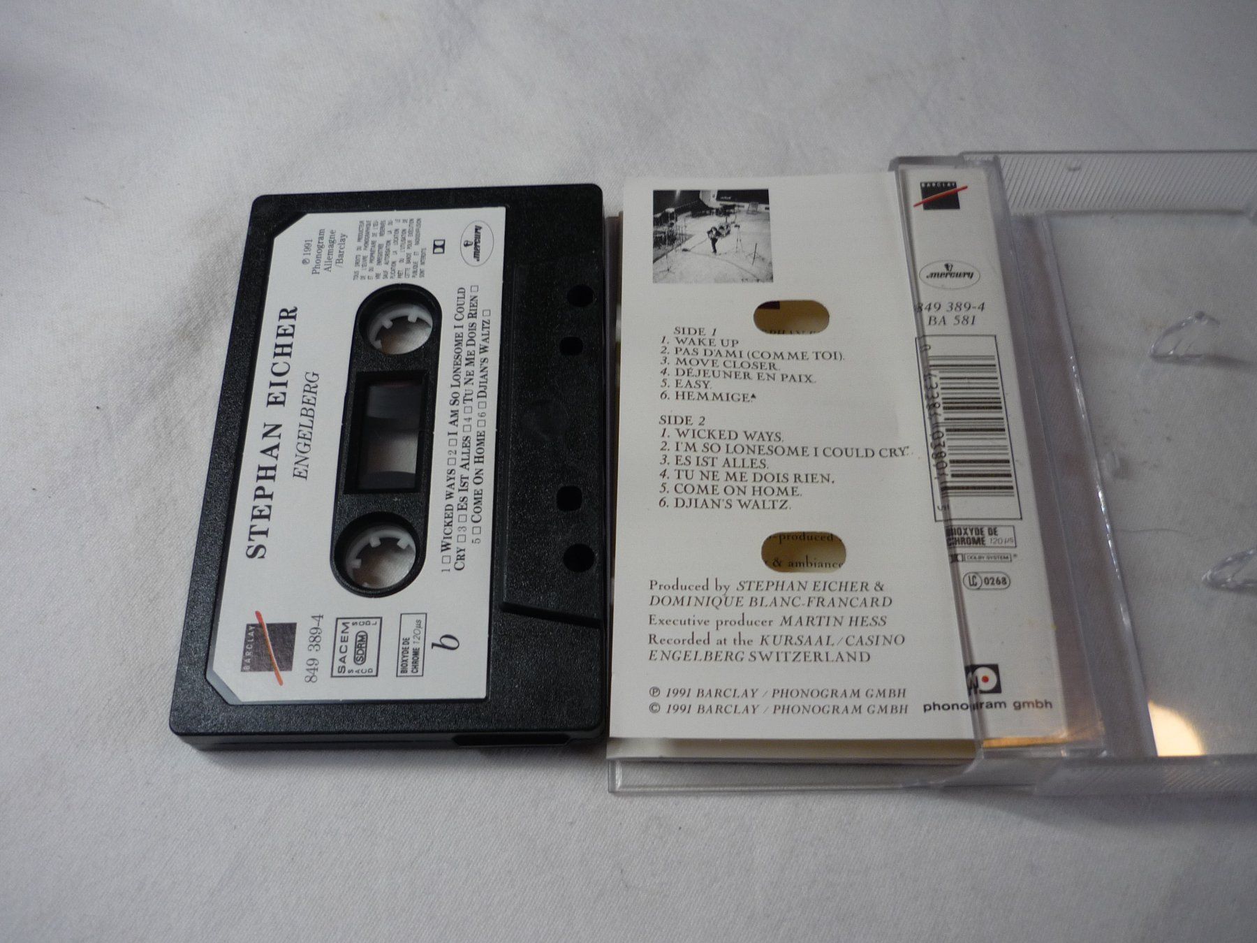 Kompaktkassetten: MC Kassette Pop Rock - Stephan Eicher - engelberg – Gebraucht aus Beringen von Flatretriever 2