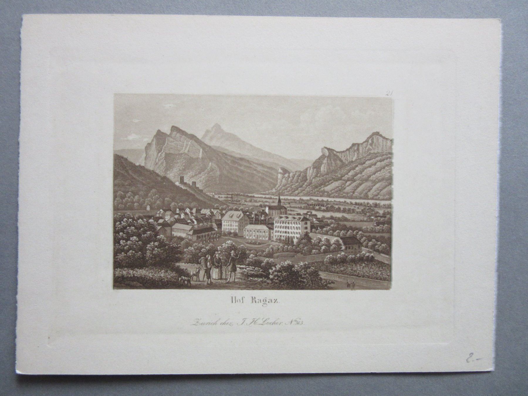 Incisioni: HOF RAGAZ AQUATINTA – Usato da Gersau venduto da grafik-kunst 1