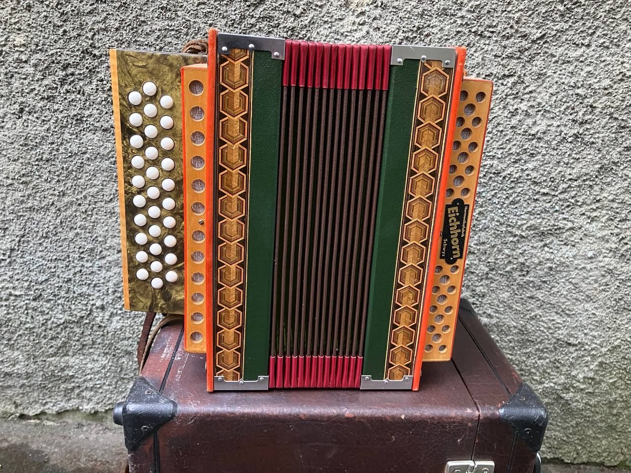 Eichhorn Strumenti musicali: Schwyzerörgeli Eichhorn B – Usato da Schiers venduto da Josta72