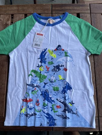 Du Pareil au Même T-Shirt, DPAM 10A, Neu & OVP! Fische