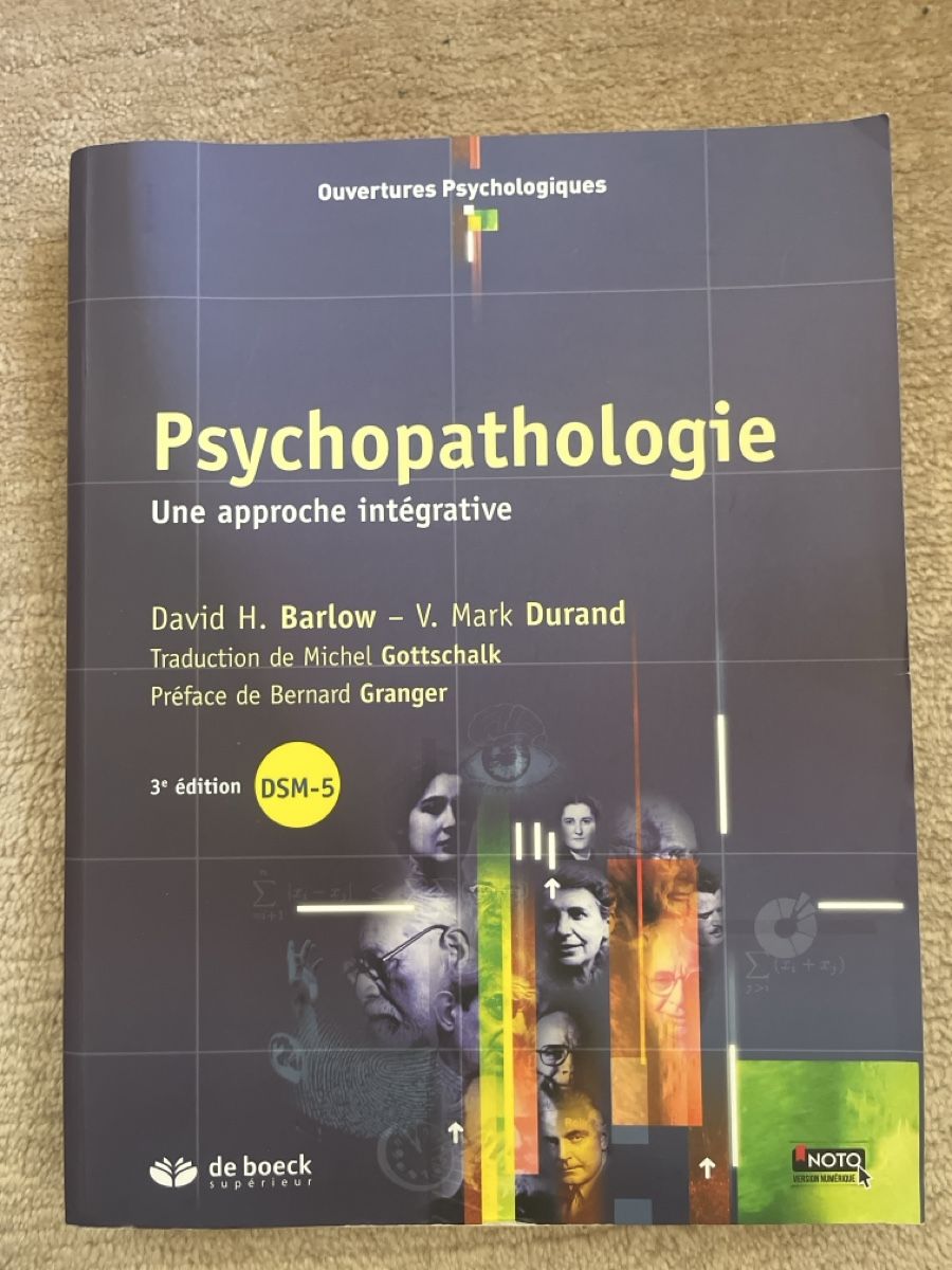 Libri: Psychopathologie une approche intégrative, Barlow – Usato da Cavigliano venduto da ann_y8nx