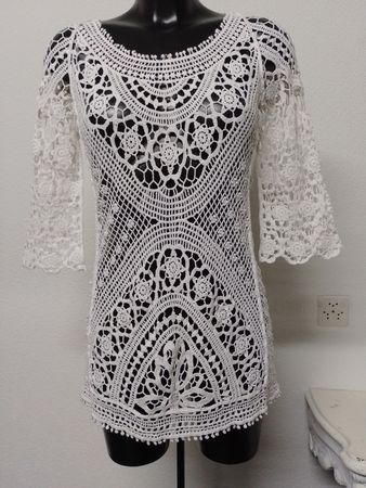 Häkeloberteil Gr. S/36 Boho Ibiza Style
