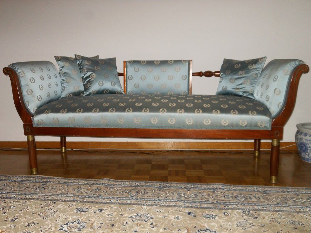 EMPIRE CANAPEE/SOFA/Recamière mit Bronze Ornamenten um 1830 | Kaufen ...