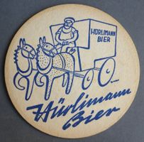 🔴 Brauerei Hürlimann Bier 1 Bierteller Bierdeckel uralt 🔴