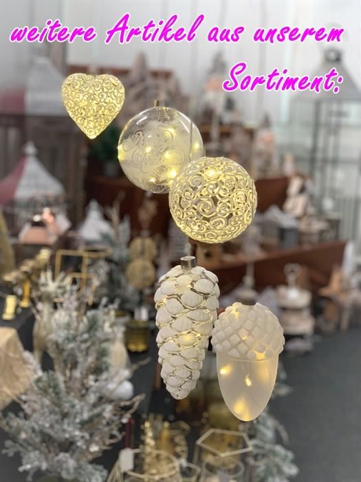 Alle Dekorationen: Christbaumkugel, Kristbaumschmuk, L:12cm – Neu und originalverpackt aus Wettingen von Swala 4