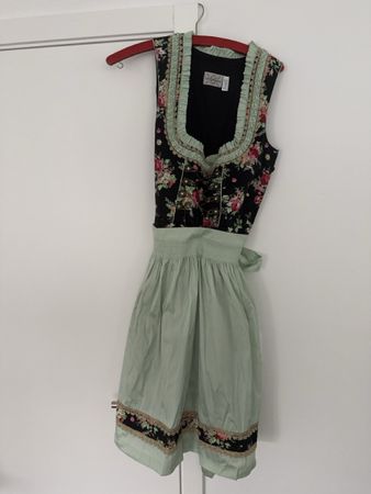 Dirndl Gr.40/42 Trachtenkleid Sommerkleid Festkleid floral n