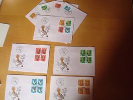 PJ 1970 FDC Serie einzeln und 4er