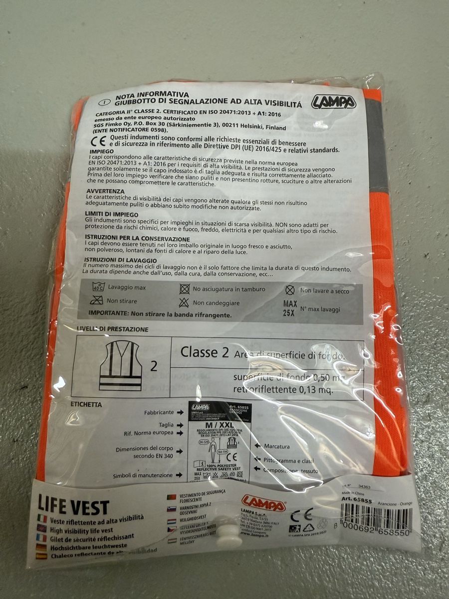 Gilet & Giacche: Leuchtweste orange 2 Stück neu – Nuovo e nell'imballaggio originale da Umiken venduto da Toyota148 1