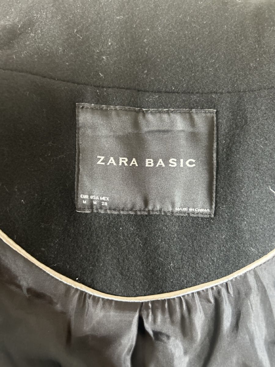 Zara Giacche: Zara Basic Mantel Schwarz, Gr. M, Eleganter Schnitt – Usato da Röschenz venduto da c_k_wj8r 2