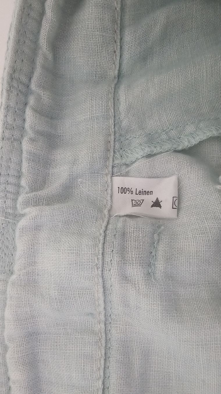 Nile Pantaloni: Leinenhose NILE hellgrün Grösse M 100% Leinen – Usato da Aarau venduto da Mery6 4