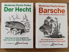 Rarität 2x "Modernes Fische Finden" Hecht + Barsch Hardcover