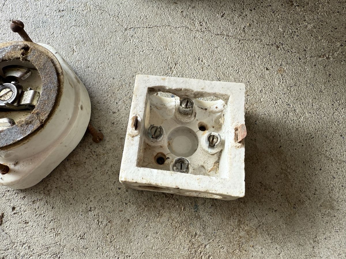 Lampadari & plafoniere: Antike Deckenlampe, Emaillelampe, Schalter! Stalllampe – Usato da Affoltern am Albis venduto da jonas1009 4