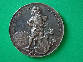Schützentaler Medaille Silber Schützenfest 1891 Homberg