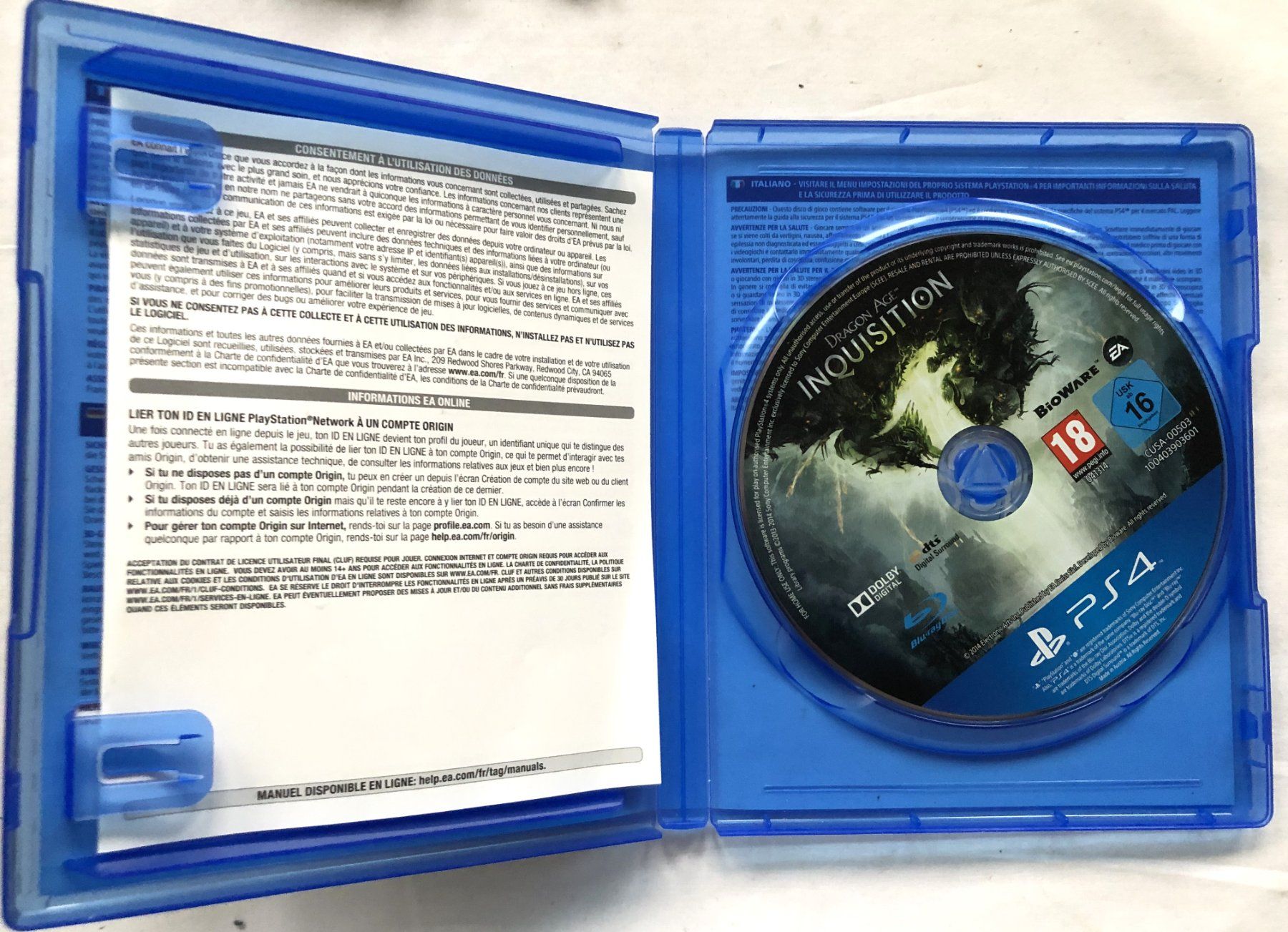 Giochi: PS4 - Dragon Age: Inquisition – Usato da Schaffhausen venduto da durruti 1