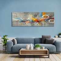 NEU🔝 SUPER PREIS 💲 Wandbild 120x40/ Abstrakt