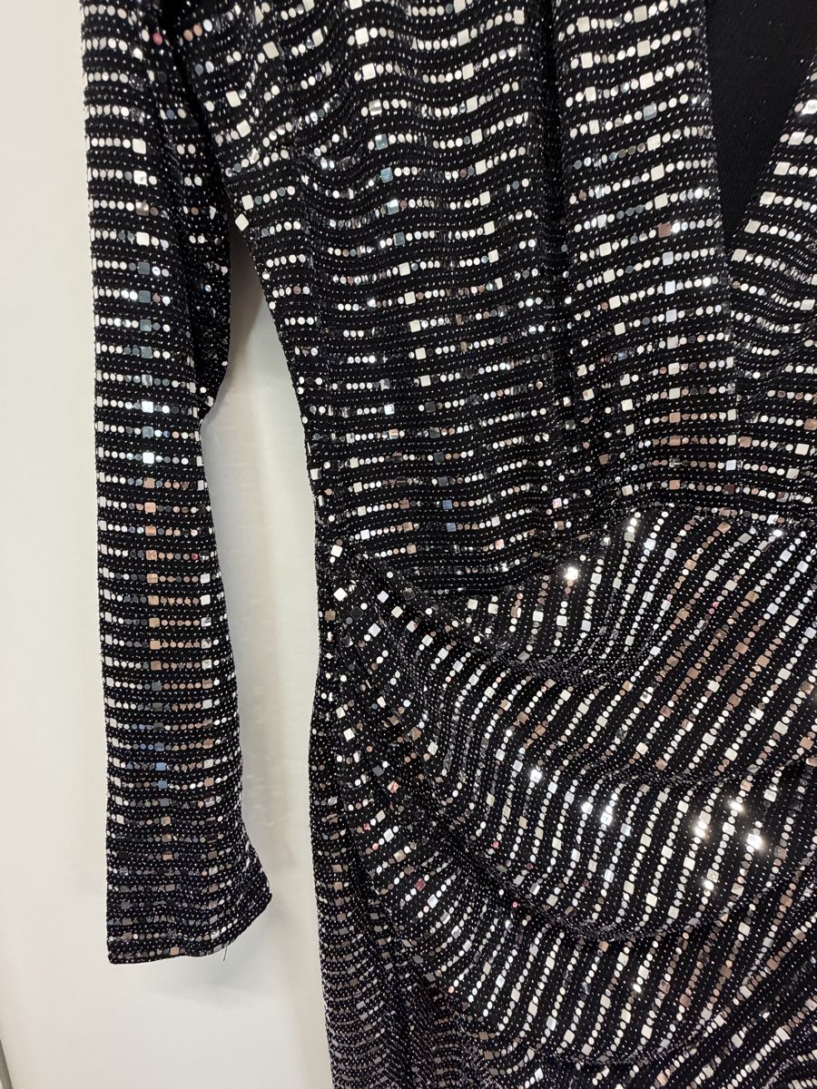 Kleider: Vestito glitter argento – Neu (gemäss Beschreibung) aus Cademario von Yleeyle 2