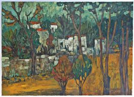 Esther SUTER-MORAND - Grosses Ölgemälde Provence