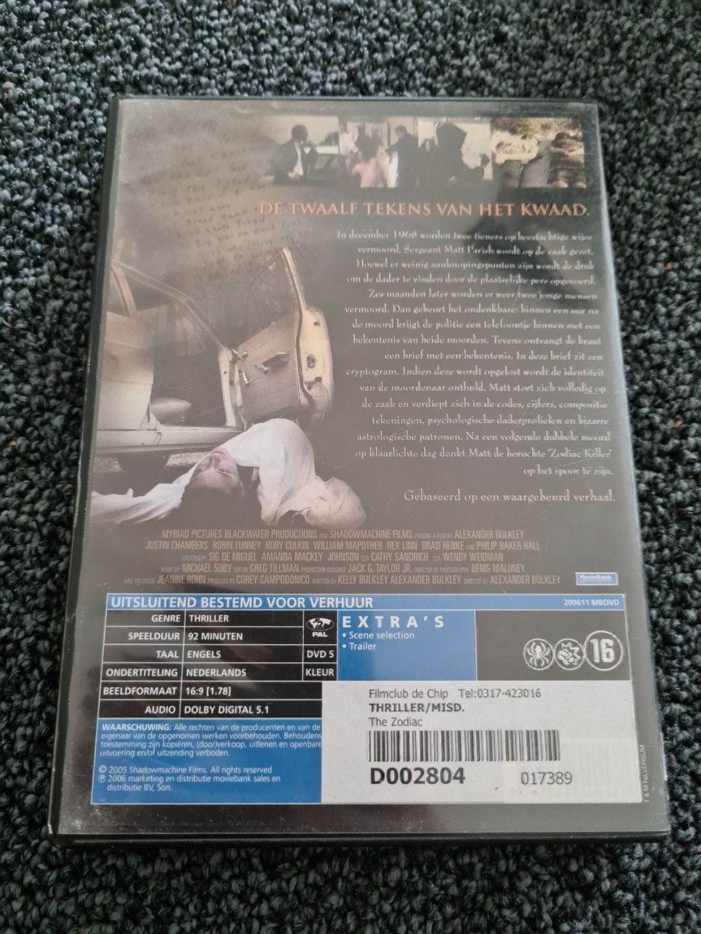 Tutti i DVDs: THE ZODIAC (7841) – Usato da Ruswil venduto da Ruck.Zuck. 1
