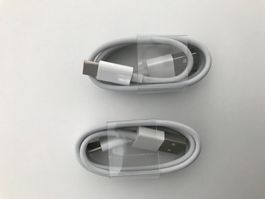 2x USB C. Ladekabel