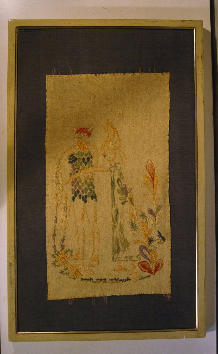 Posters & Illustrations: Gesticktes Stoffbild – D'occasion à Herisau par Wisen