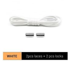Elastische Schnürsenkel weiss