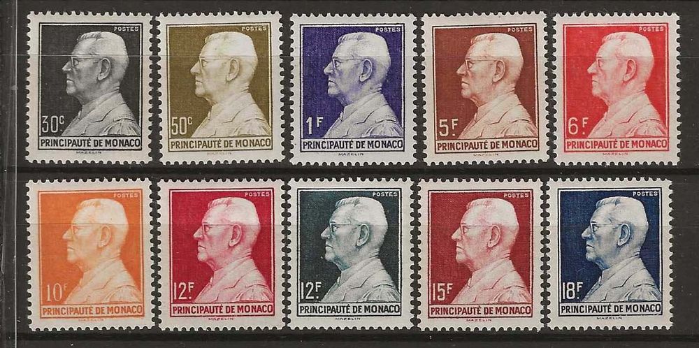 Timbres Monaco 1983 Prince Rainier III N°1586-1587 Complets - Neufs** MNH, Avec Gomme Originale