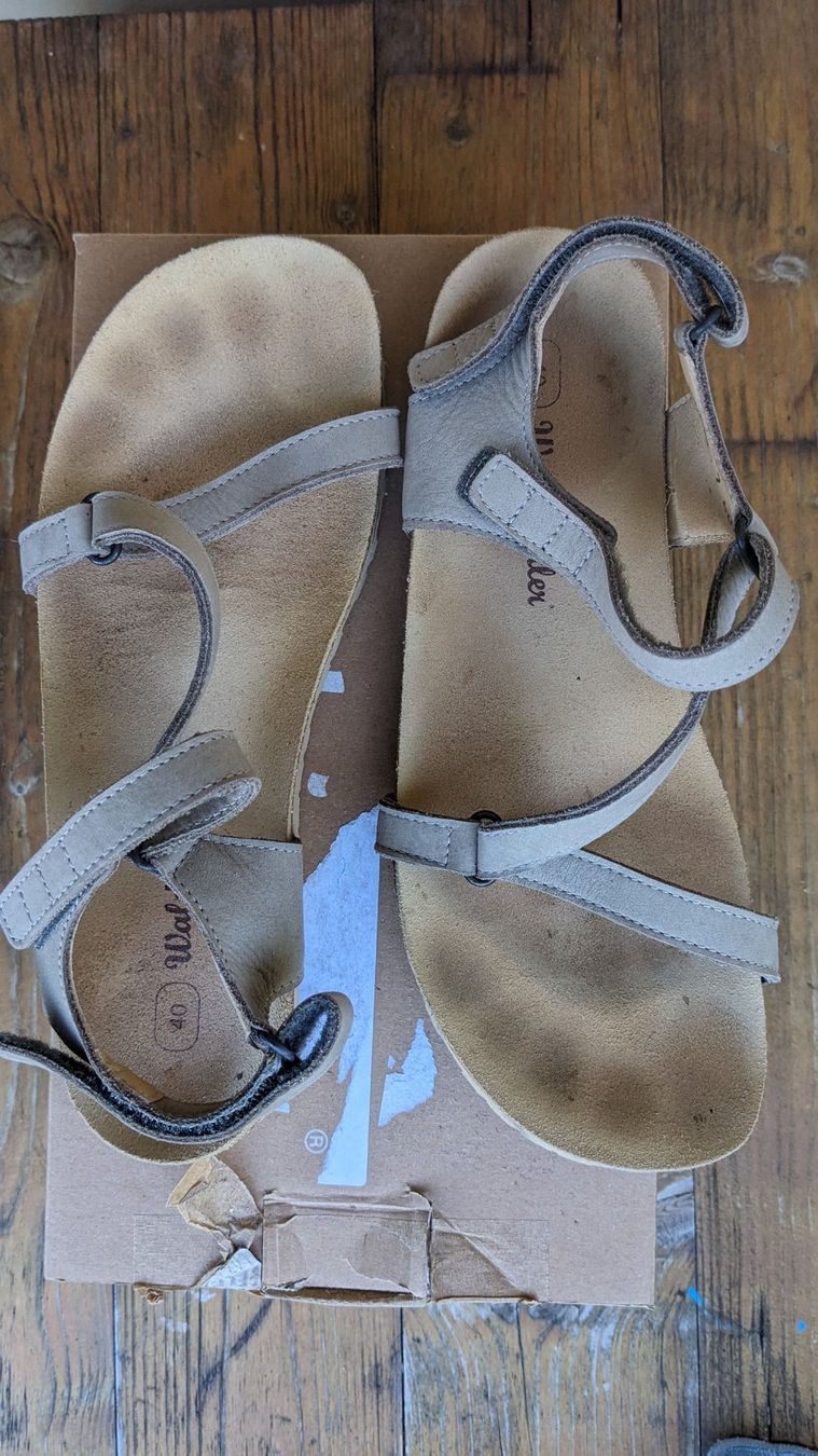 Scarpe da donna: GEA Waldviertler Neuner Sandalen Gr. 40 "Stone" – Usato da Liebefeld venduto da tomxdlg 1
