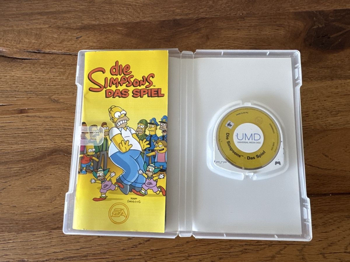Jeux: PSP Die Simpsons Das Spiel – D'occasion à Lenzburg par eyworld 1