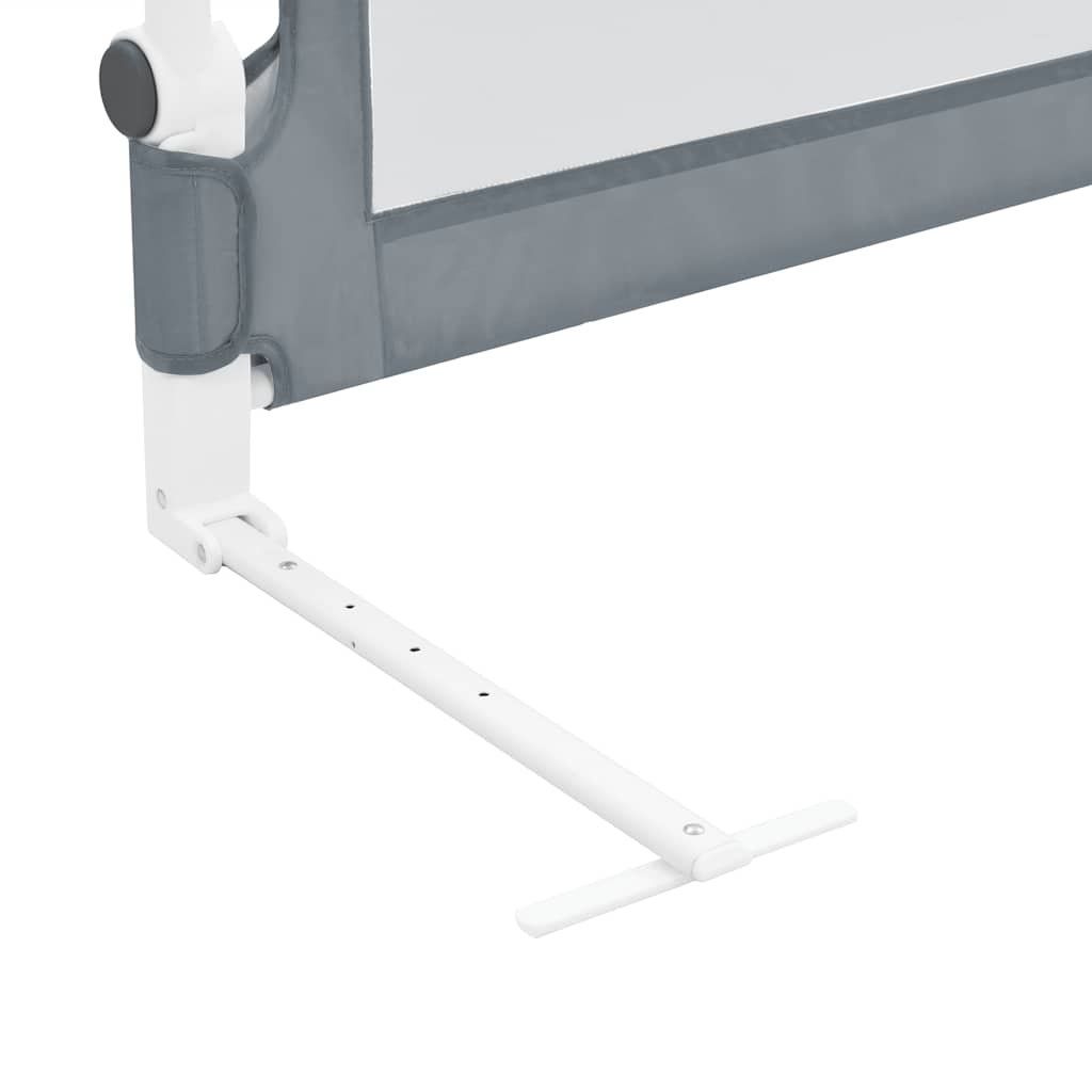 Box & Barriere di sicurezza: vidaXL Kleinkind-Bettschutzgitter Grau 150x42 cm Polyester – Nuovo e nell'imballaggio originale da Baar venduto da vidaxl 5