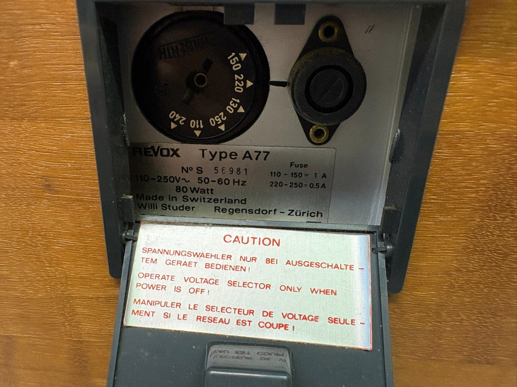 Revox Apparecchi a nastro: Revox Type A77 MK III – Difettoso da Hochdorf venduto da av-electronics 6