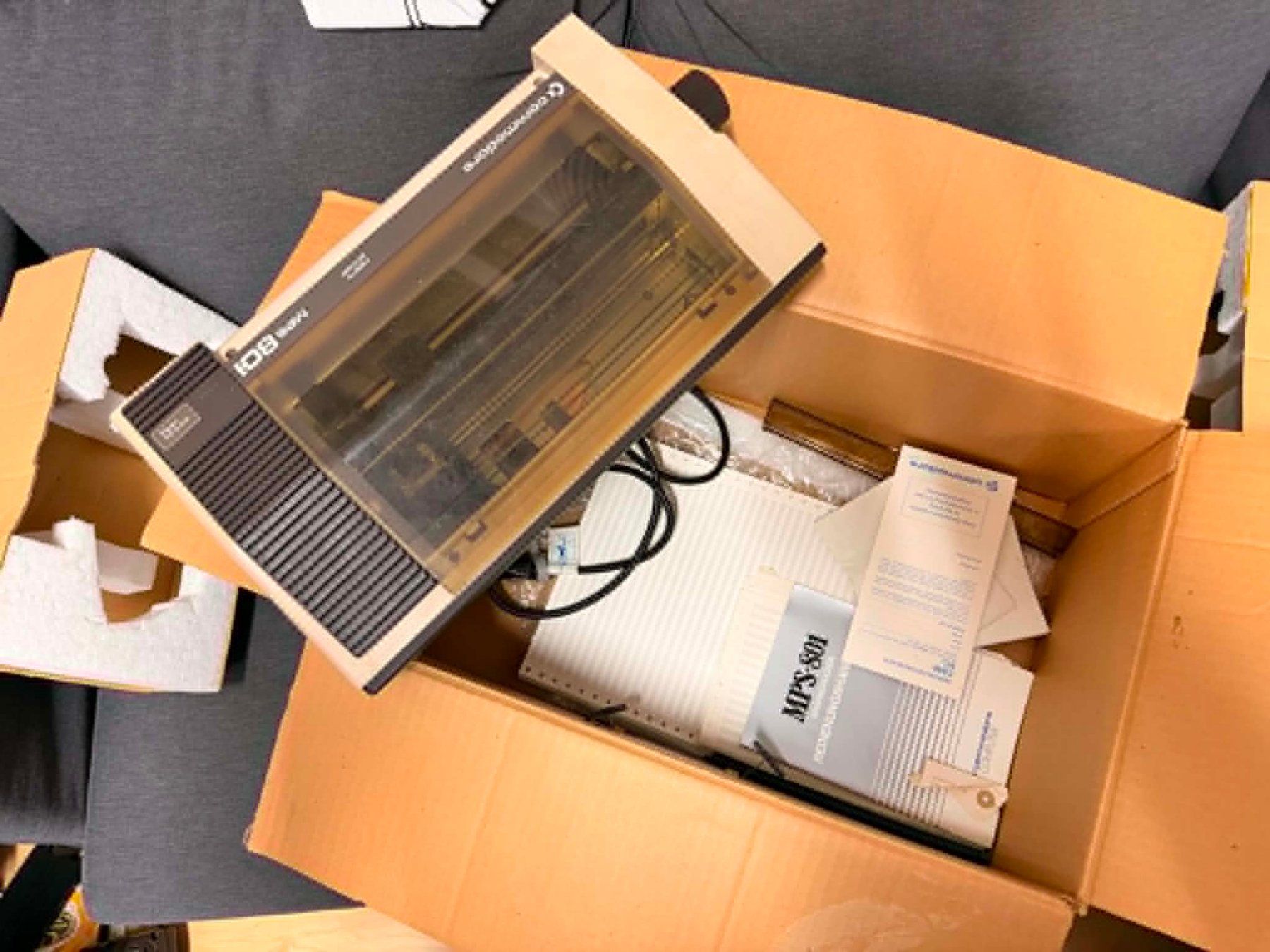 Commodore PC: Commodore Matrix Printer Model MPS - 801 not tested – Usato da Giubiasco venduto da Ticinerd 1