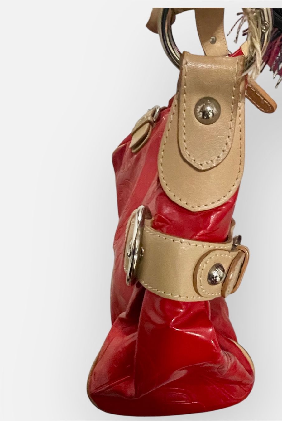 Braccialini Taschen für Damen: BRACCIALINI Rote Handtasche mit Autoprägung – Gebraucht aus Urdorf von Anassor 1