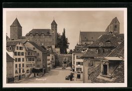Rapperswil, Marktplatz mit Rstaurant R