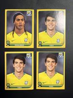 Panini WM 2010 Sticker Ronaldinho und 3 Kaka 