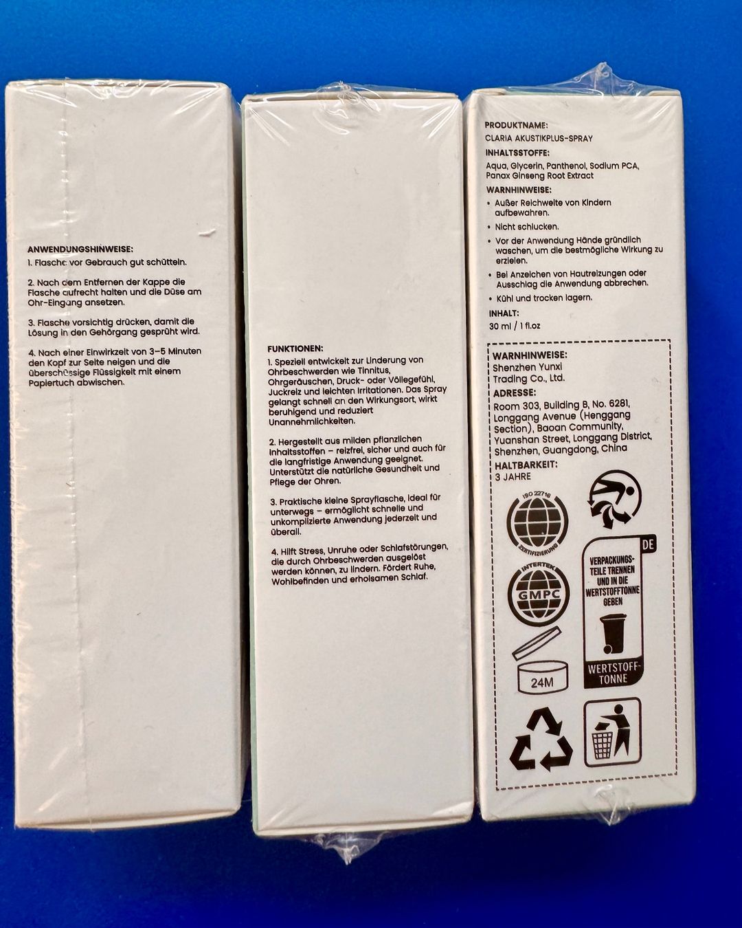 Altri accessori: Claria Akustikplus-Spray 3Stück – Nuovo e nell'imballaggio originale da Hermetschwil-Staffeln venduto da Mobile2013 1