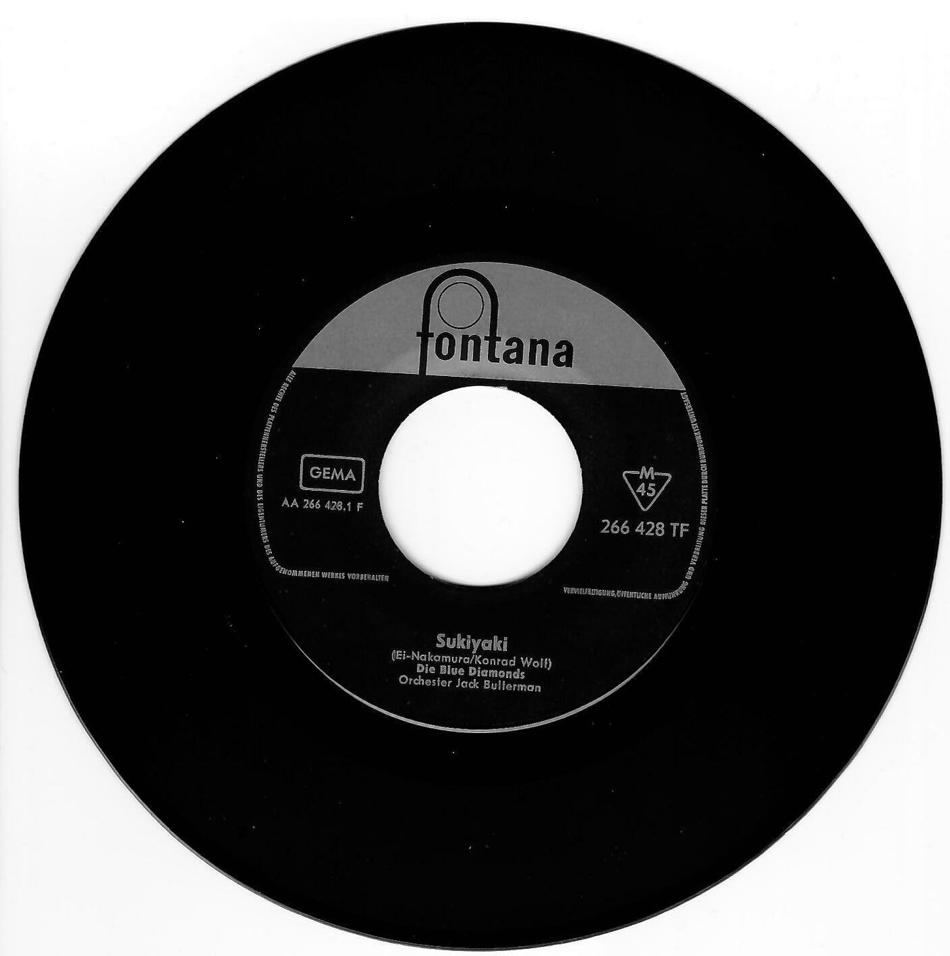 Dischi in vinile: Die Blue Diamonds - Sukiyaki – Usato da Goldach venduto da Pw1427