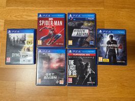 Lot de jeux PlayStation 4