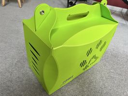 Neuwertige Transportbox für Kleintiere, Grün, Top!