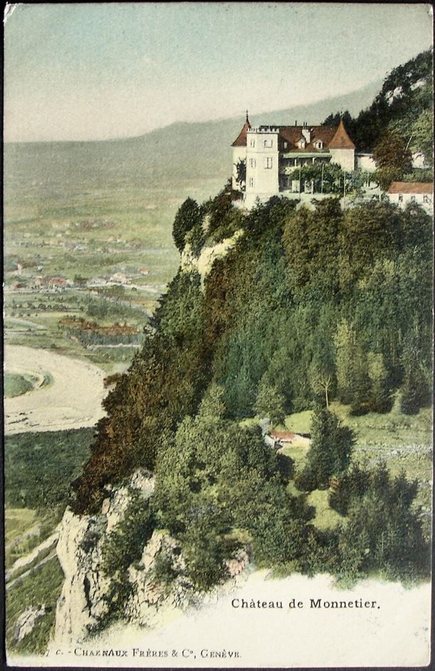 Ansichtskarten: Genève CHÂTEAU DE MONNETIER – Gebraucht aus Jona von philajona
