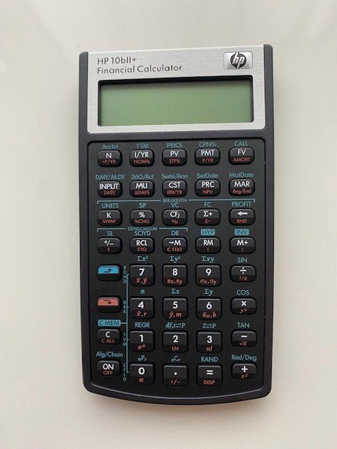 Tweedekans HP 10BII Rekenmachine