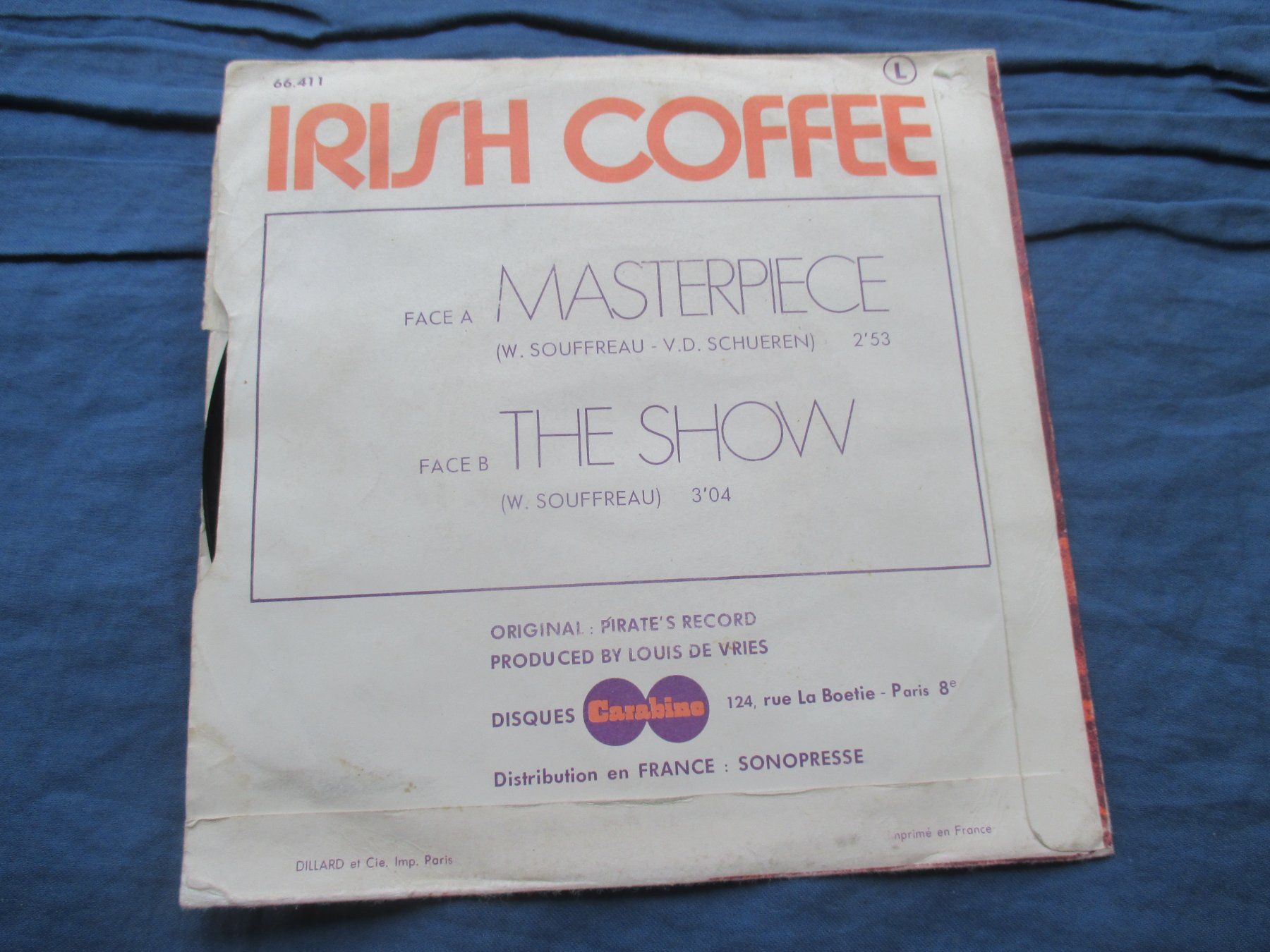 Dischi in vinile: Irish Coffee : Masterpiece – Usato da Colombier NE venduto da Nevenma 1