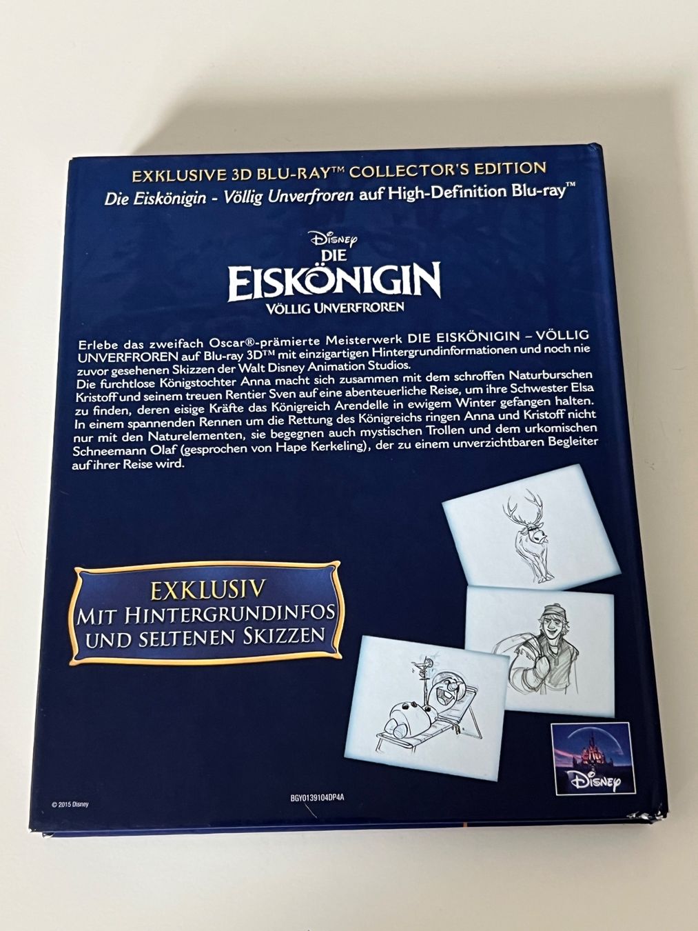 Alle DVDs: Die Eiskönigin 3D + 2D Blu-ray Collectors Edition Mediabook – Gebraucht aus Altstätten SG von sheamus 1